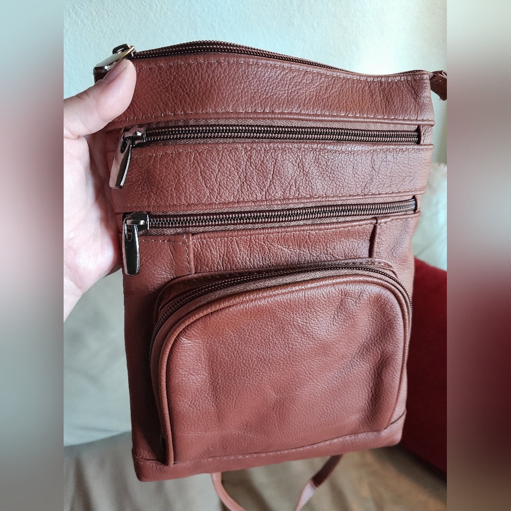 Brown Genuine Leather purse
